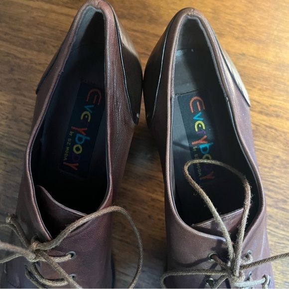 Everybody by Moda brown Leather Heeled Booties,  Comfort Shoes EU 37. - Picture 9 of 15